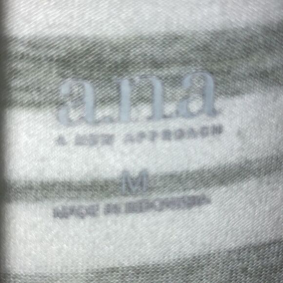 A.N.A. Green & White Striped Tank - Picture 4 of 4